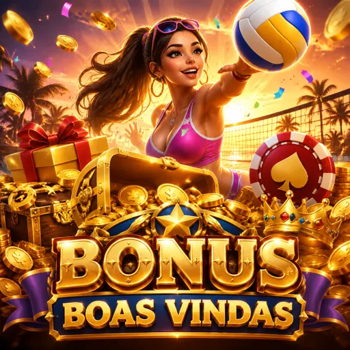Card do bônus de boas-vindas com selo de valor de até R$ 500