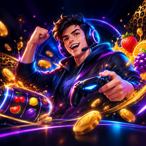 Dupla de jogadores de eSports competindo em arena