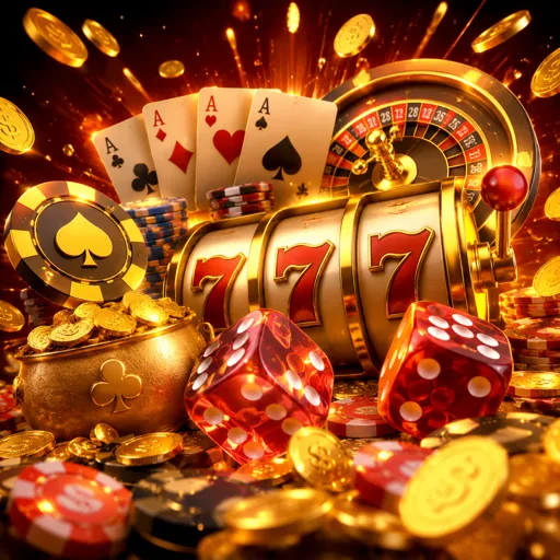 Múltiplas telas de slots brilhando no celular